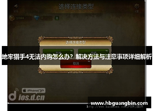地牢猎手4无法内购怎么办？解决方法与注意事项详细解析